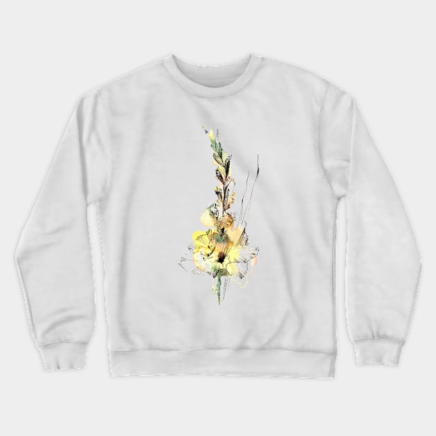 Gladiolus Crewneck Sweatshirt by Maria Mi Art